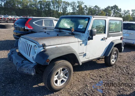 2016 Jeep Wrangler Sport from USA, damaged, VIN 1C4AJWAG1GL327368